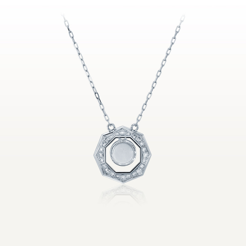 The Facet Mother of Pearl Necklace TF-N05