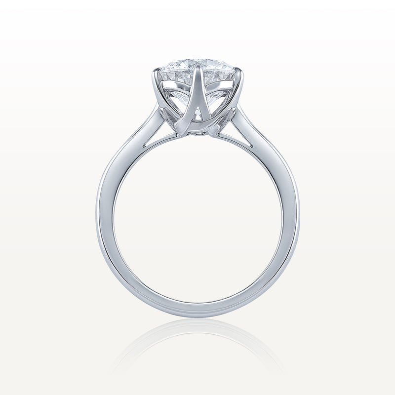 Classic JASMIN Solitaire  : 6 Prongs