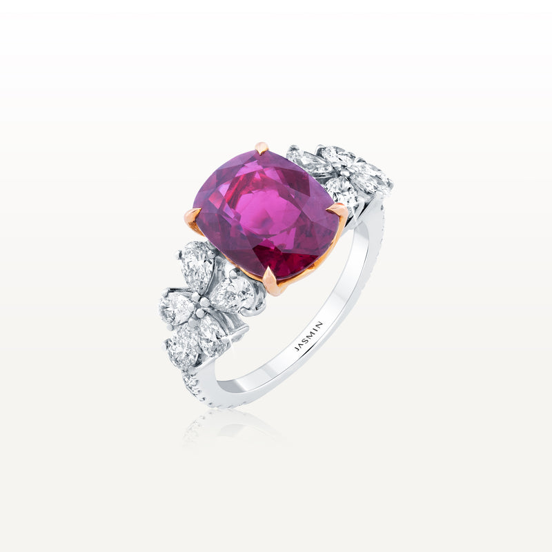 Siam Ruby Diamond Ring