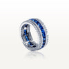 JASMIN Blue Sapphire Eternity Ring MDL R-09