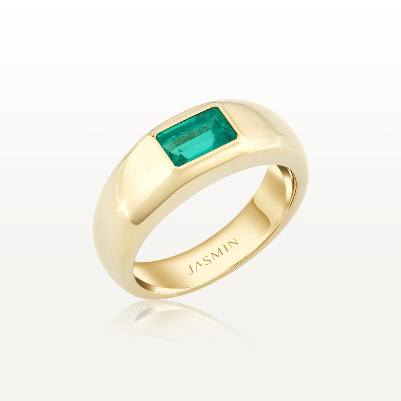 JASMIN Emerald Gold Ring SG-R06