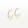 Kukicha Akoya Pearl Diamonds Earrings KKC-E04