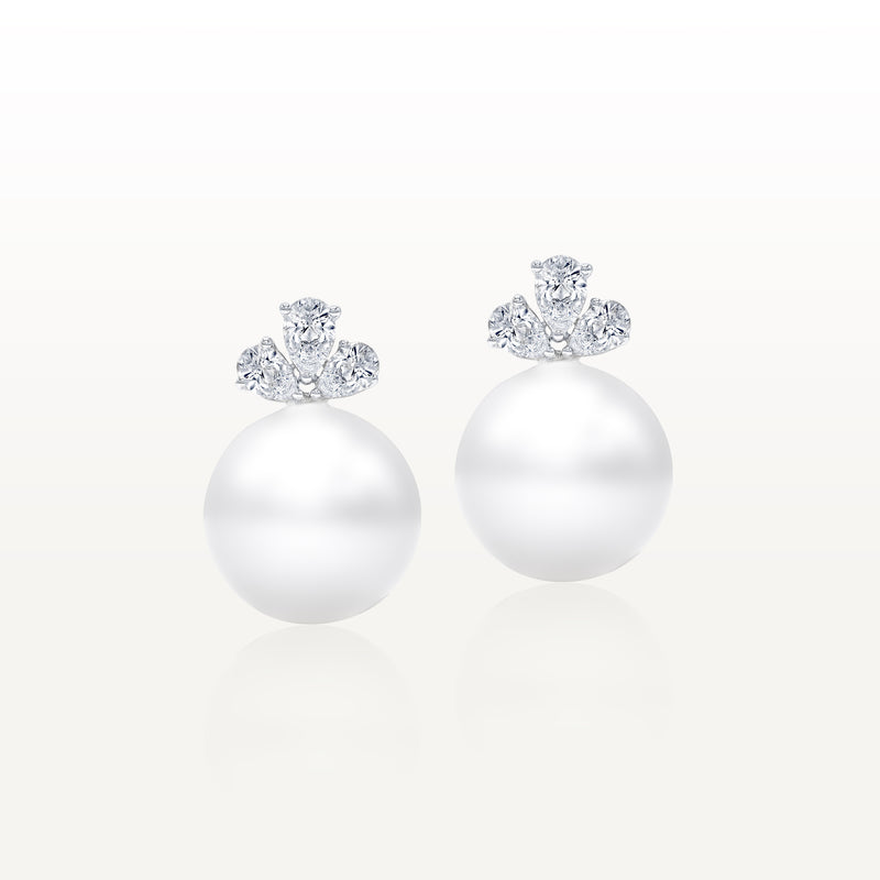 Pearl Diamond Earrings JPE0085
