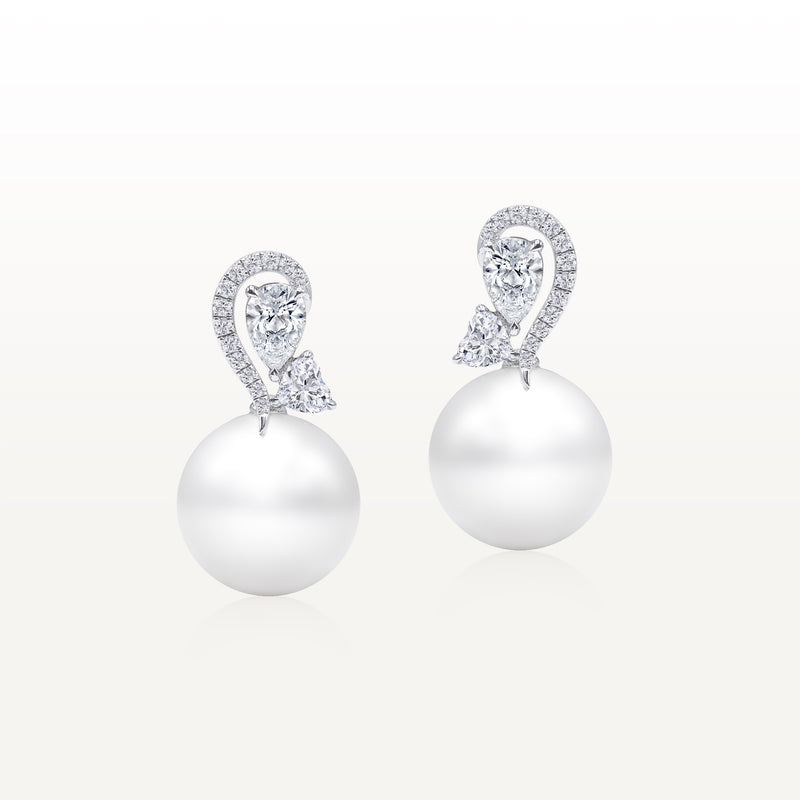 Pearl Diamond Earrings JPE0078